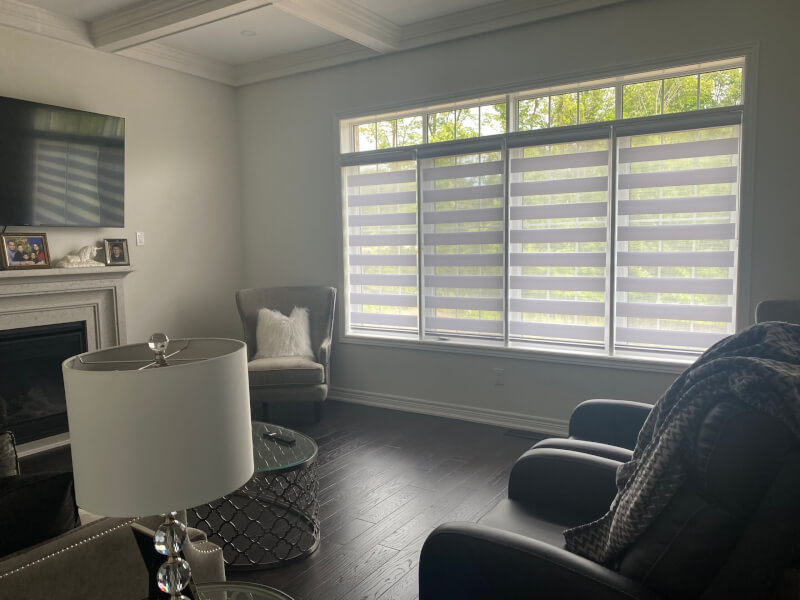 Dual Shades for Living room
