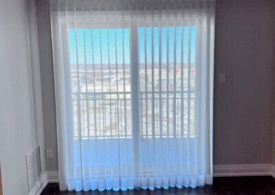 Vertical blinds allusion